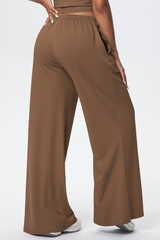 Women’s Athletic Drawstring Loose-Fit  Wide-Leg Pants