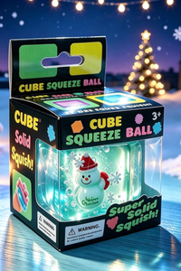 Christmas Magic Crystal Cube Squishy Fidget Toy Box Pack