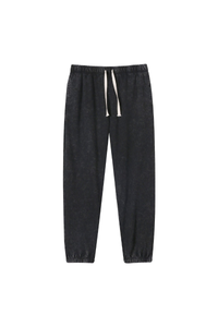 Unisex Fall Vintage Washed Elastic Waist Drawstring Joggers