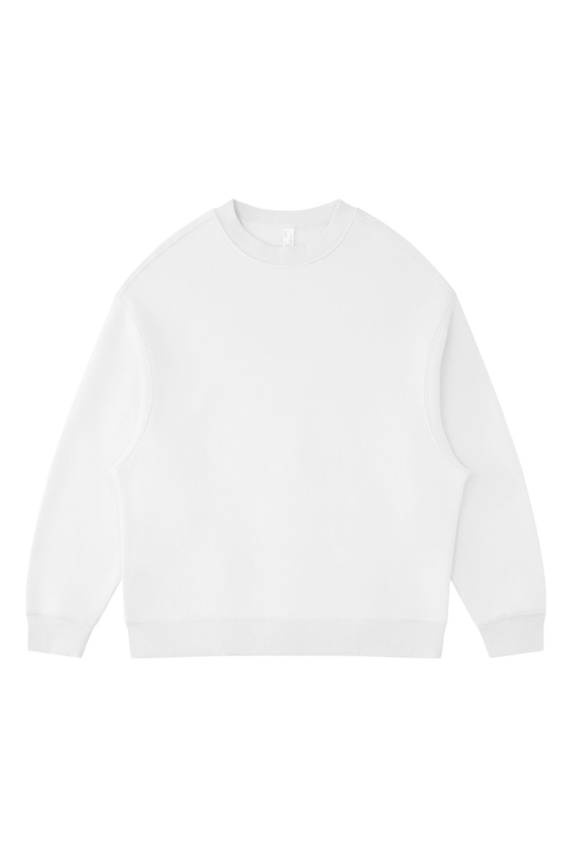 Women's Fall Fleece‑Lined Drop Shoulder Oversized Pullover