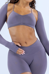 Seamless fitness shawl