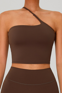 Women's One-Shoulder Sports Tank Top