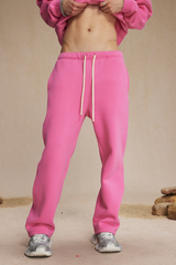 Straight-cut casual pants