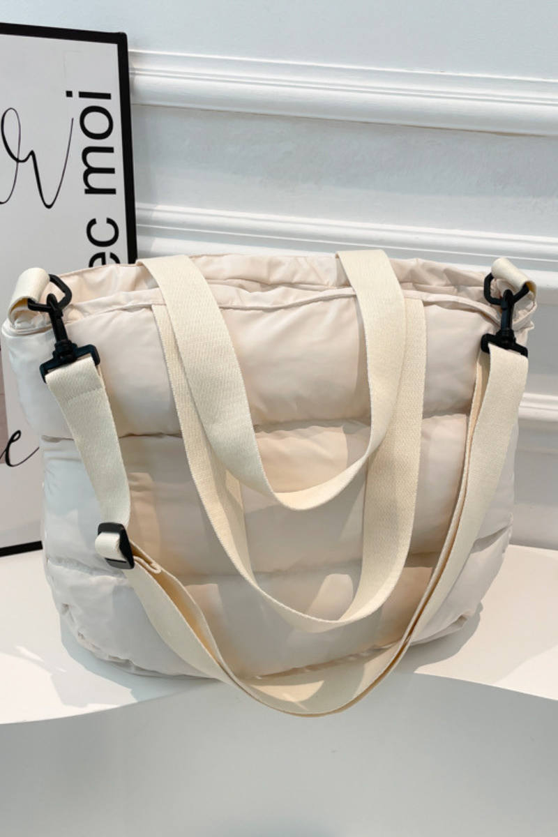 Women's Spacious Padded Tote Crossbody Bag