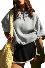 Hooded, relaxed-fit casual sweatshirt