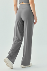Women Naked-Feeling High-Waisted Drawstring Athletic Pants