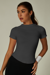 Women's High Stretch Seamless Waist-Cinching T-shirt