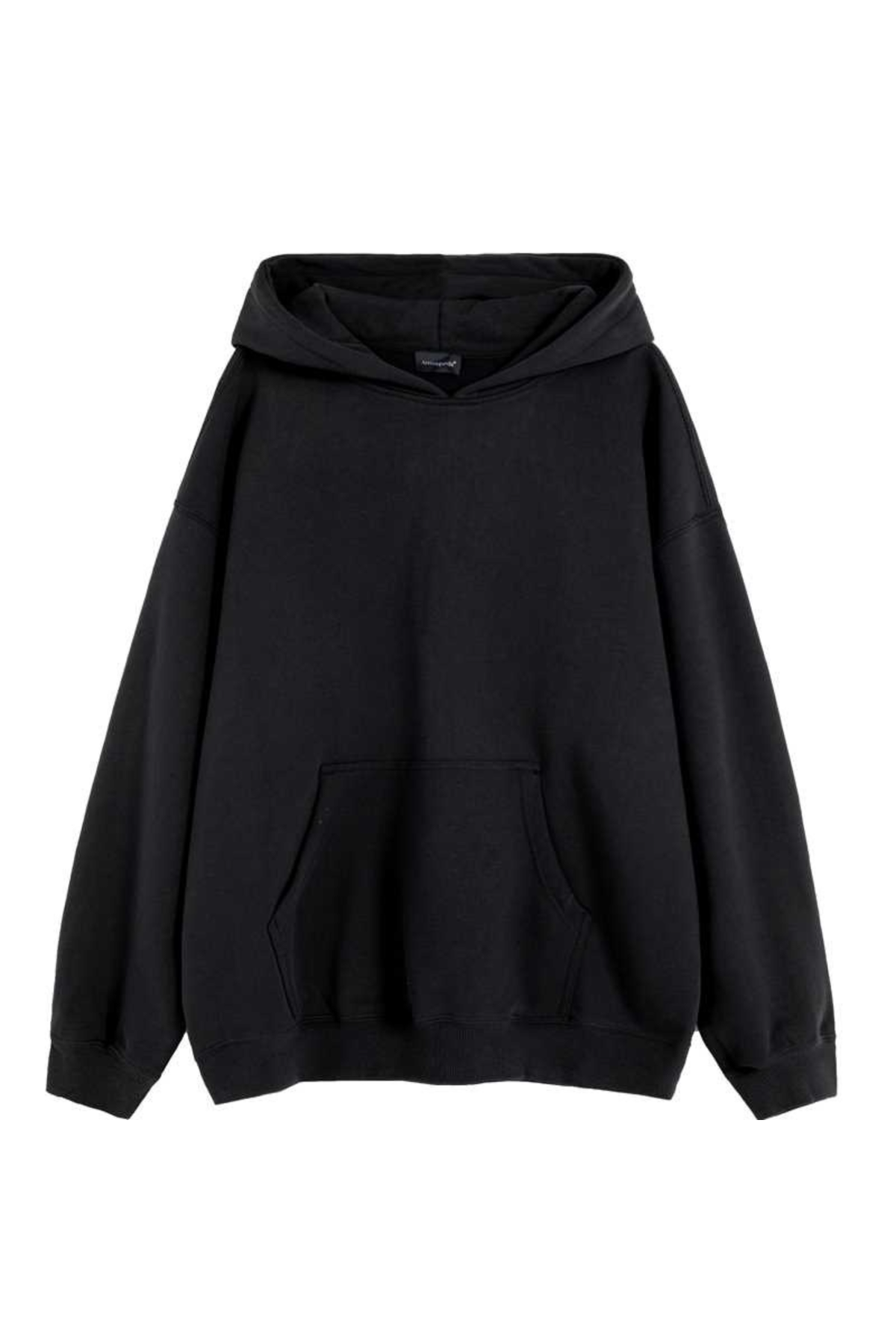 Unisex Fall 100% Cotton Solid Kangaroo Pocket Hoodie