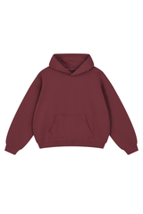 Unisex Fall Fleece Drop Shoulder Pullover Hooded Sweatshirts
