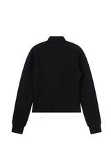 Women's Fall Half-High Neck Finger Cuffs Slim Fit Jackets