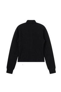 Women's Fall Half-High Neck Finger Cuffs Slim Fit Jackets