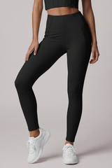 Women's Athletic Corset Seam 3D Peach Butt Yoga Leggings