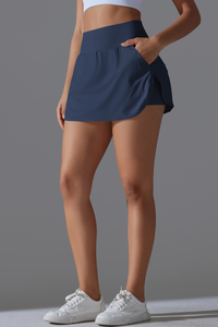 Women's Athletic Faux two-piece Quick-Dry Tennis Skirt