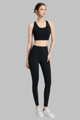 Women's Wide Strap Bra and High-Waisted Leggings 2-Piece Sets