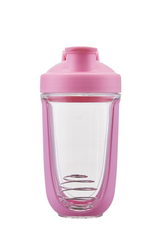 500ml Sports Shaker Bottle With Clear Body & Blender Ball
