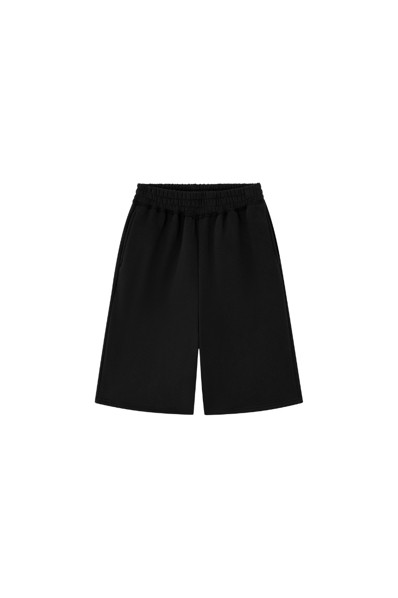 Unisex Fall Elastic Waistband Relaxed Wide Leg Sweatpants
