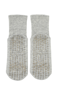 Women's Ribbed Crew Yoga Grip Five-Toe Socks