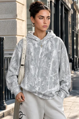 Women's Fall Leopard Print Coquette Style Hoodie