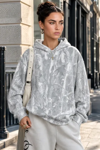 Women's Fall Leopard Print Coquette Style Hoodie