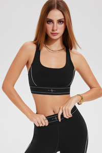 Beauty-enhancing back yoga bra