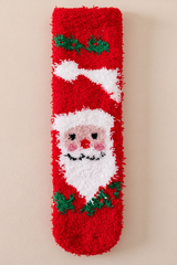 Unisex Christmas Gift Cute Print Holiday Coral Fleece Socks