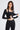 Women's long-sleeved bra T-shirt fake two-piece