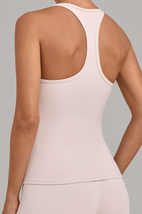 Women’s Removable Pads Halter Racerback Sports Yoga Tank Top