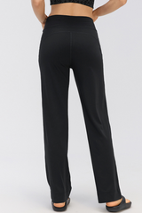Women's Drapey Drawstring Waist Straight-Leg Casual Pants