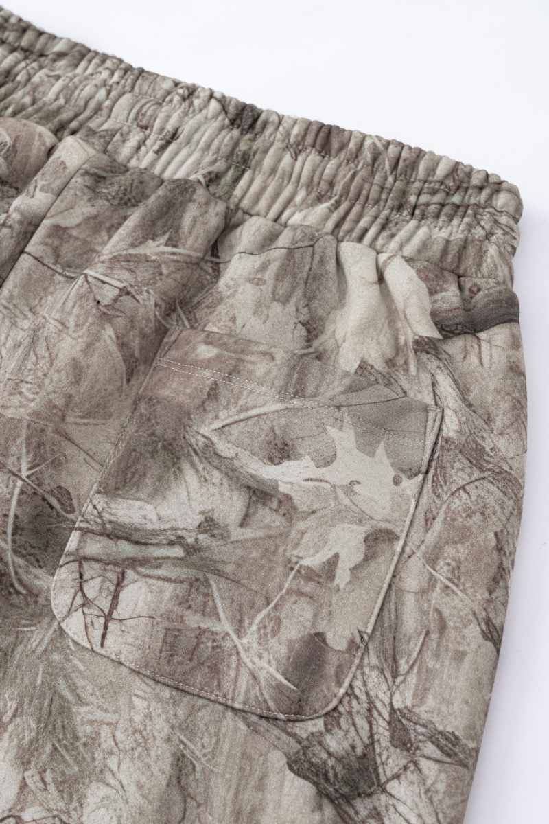 Men's Spring Tree Branch Camo Straight Leg Casual Pants