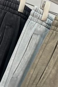 Heavy-duty, water-wash casual athletic pants