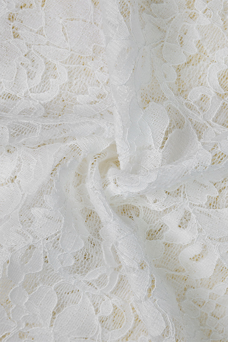 Women's Wide Strap Sheer Lace Cover-up Bikini Set - 3pcs