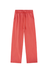 Unisex 100% Cotton Washed Heavyweight Wide Leg Casual Pants