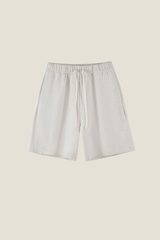 Unisex 380G Cotton Sweat Shorts - Solid Straight Drawstring Joggers