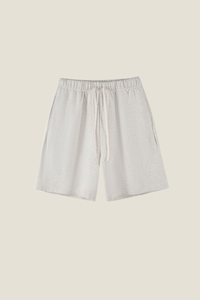 Unisex 380G Cotton Sweat Shorts - Solid Straight Drawstring Joggers