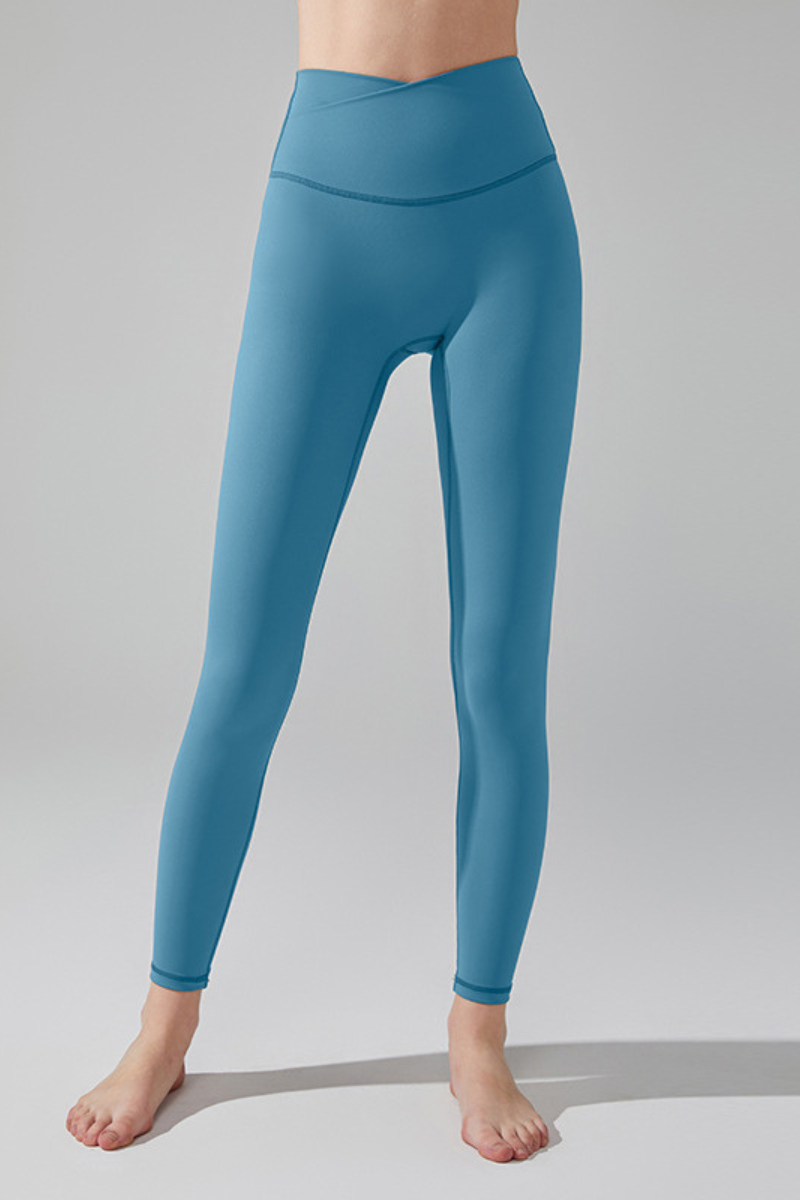Women's Athletic V-Waist No Front Seam Yoga Leggings