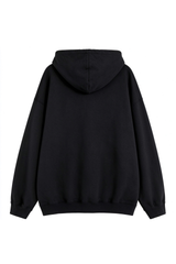 Unisex Fall 100% Cotton Solid Kangaroo Pocket Hoodie