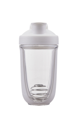 500ml Sports Shaker Bottle With Clear Body & Blender Ball