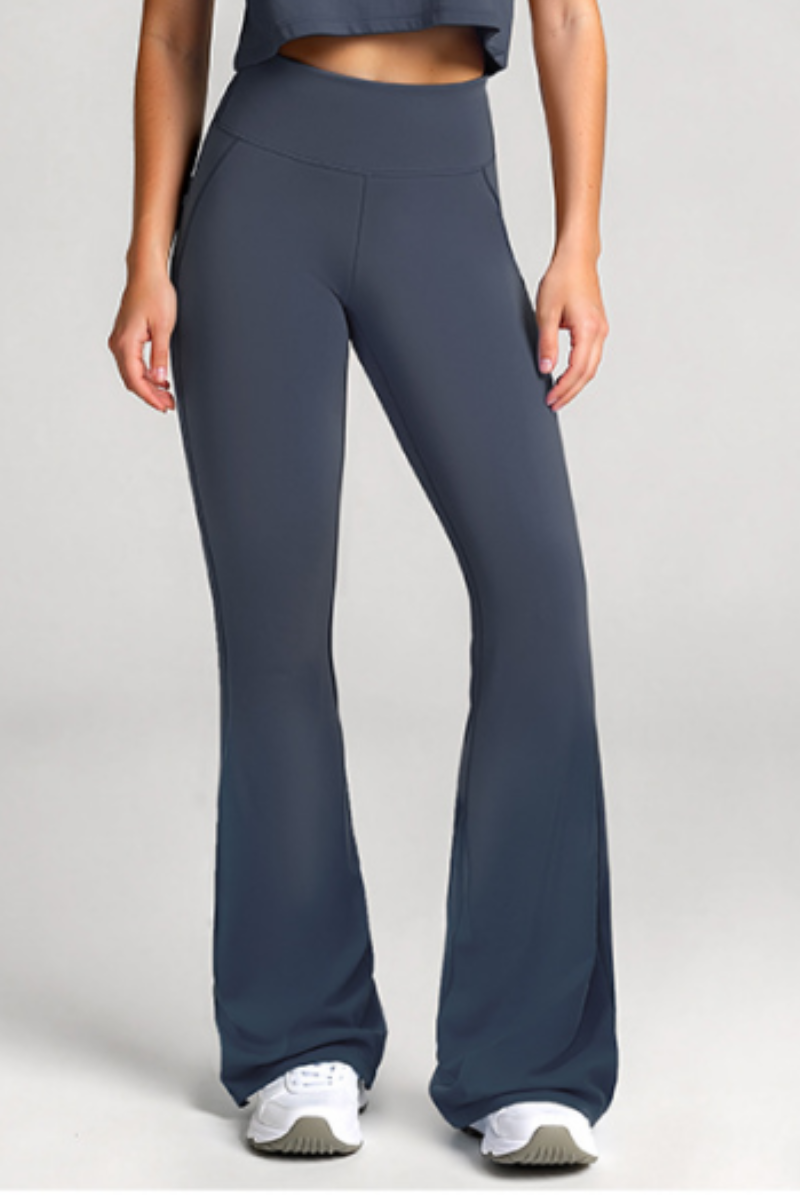 Women's High-Waist Butt-Lifting Flared Yoga Pants