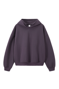 Men's  Fall 380G Heavyweight Cropped Drop Shoulder Hoodie