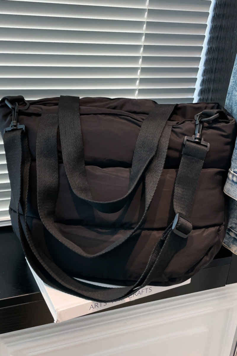 Women's Spacious Padded Tote Crossbody Bag