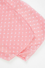 Women's Sexy 3D Floral Wide Leg Adjustable Bikini Set - Pink