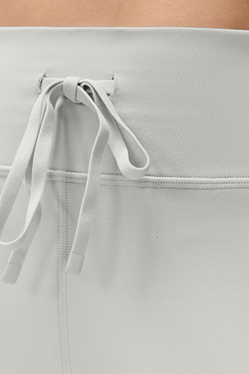 Women's Drapey Drawstring Waist Straight-Leg Casual Pants
