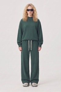 Unisex Fall Fleece Mock Neck Sweatshirt and Sweatpants Sets