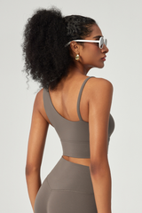 Women's Asymmetrical One-Shoulder Sports Bra