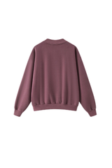 Women's Fall Vintage Washed Fleece Quarter Zip Sweatshirt
