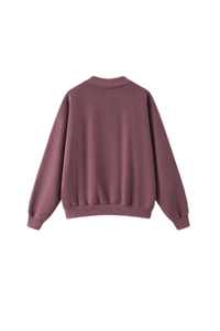 Women's Fall Vintage Washed Fleece Quarter Zip Sweatshirt