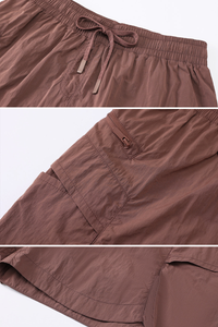 Women's Summer Lightweight Side Pocket Outdoor Cargo Shorts
