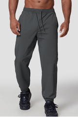 Men's  Quick-Dry Elastic Waist Drawstring Tapered Joggers