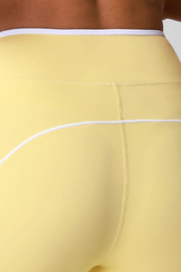 Women's Color Block Crossover Waist Stretchy 2-Piece Sets