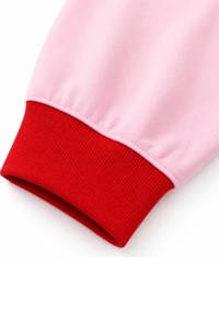 Women's Fall Color Block Contrast Mock Neck Sweatshirt